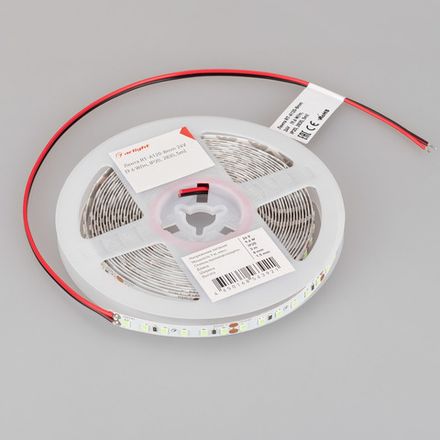 Светодиодная лента RT-A120-8mm 24V Tiffany (9.6 W/m, IP20, 2835, 5m) (Arlight, -)
