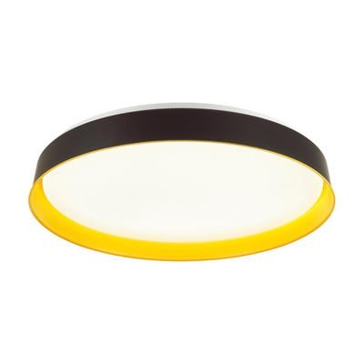 7711/EL COLOR SN 157 Светильник пластик/желтый LED 70Вт 3000-6000К D510 IP43 пульт ДУ TUNA YELLOW