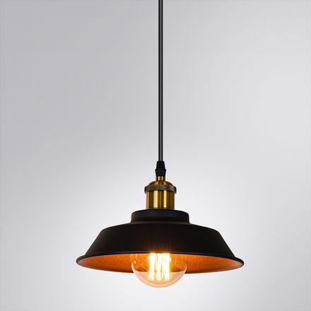 Подвесной светильник Arte Lamp CAPPELLO A7038SP-1BK, 1хE27