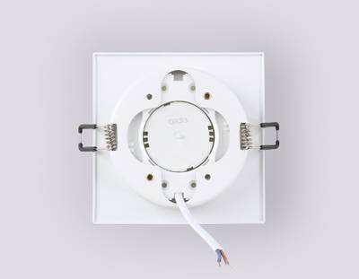 Светильник встраиваемый TN52421 WH/FR белый/белый матовый GX53 max 12W 105*105*45