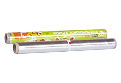 Фольга алюминиевая пищевая "Золушка" /5м*30см/ в ПВХ уп.