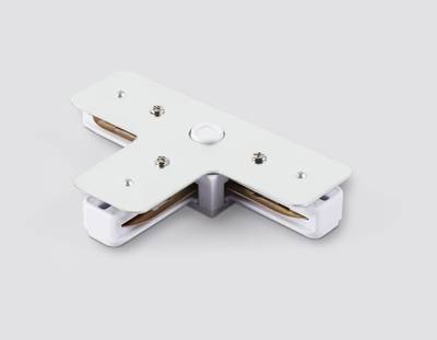 Коннектор Т-образный для однофазного шинопровода Standard 220V GL7167 WH белый 105*70*20