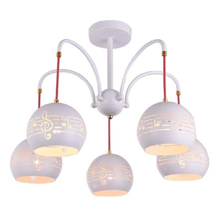 Потолочный светильник Escada 642/5P E14*40W White/Red