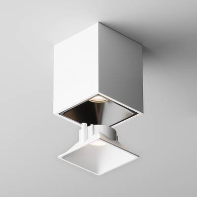 Декоративная рамка-отражатель для светильников серии Alfa LED белый, Ring8-10W-SQ-W. TM Maytoni