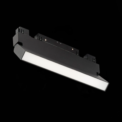 ST363.436.12 Магнитный трековый светильник Черный LED 1*12W 3000K 720Lm Ra>80 120 IP20 L219xW22xH108 48V