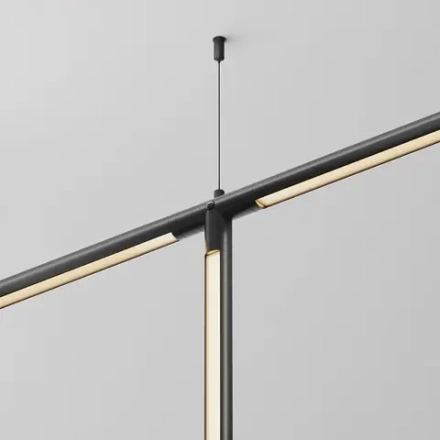 T-образный плоский коннектор для системы Shelf без ввода питания, CA015TC-B. TM Maytoni