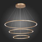 ST605.203.114 Cветильник подвесной  SMART ST-Luce Золотистый/Белый LED 1*114W 2800-6500K