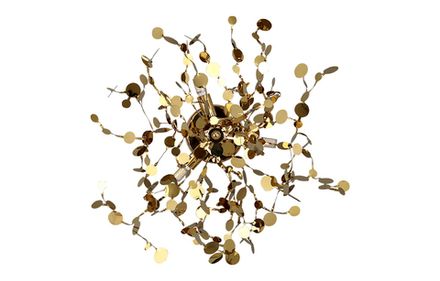 Бра Crystal Lux GARDEN AP-PL3 D400 GOLD 1860/403