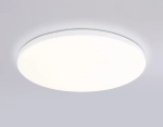 Потолочный светодиодный светильник с Wi-Fi Яндекс Алисой/Tuya/Smart Home/Alexa FZ2001 WH белый IP54 20W 3000K-6500K+RGB D300*55 (ПДУ ИК)