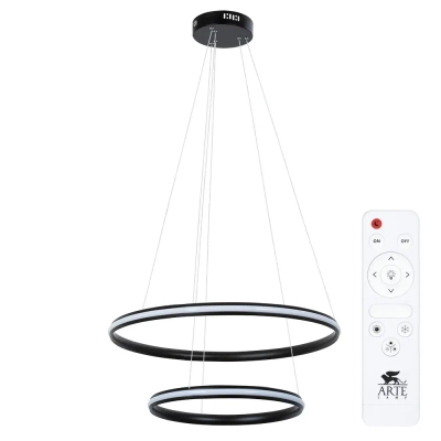 Подвесная люстра Arte Lamp MERIDIANA A2198SP-2BK, 1хLED