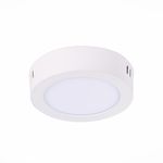 ST112.532.06 Светильник настенно-потолочный Белый LED 1*6W 3000K 330Lm Ra80 120° IP20 D110xH28 90-265V