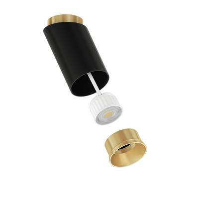 Точечный накладной светильник Arte Lamp CONE A5360PL-1BK, GU10