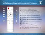 Потолочный светодиодный светильник с пультом FZ604 BK/GD черный/золото IP20 46W 3000K-6500K+RGB D390*80 (ПДУ ИК)