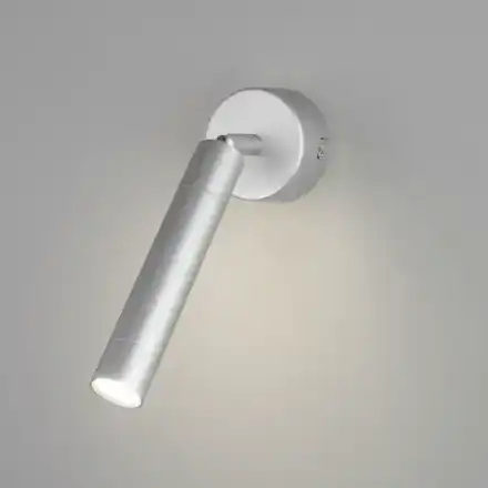 Настенно-потолочный светодиодный светильник 20084/1 LED серебро