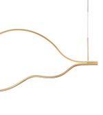 08258-100,33P Подвес Линн матовое золото w103*3 h200 Led 32W (3000K)