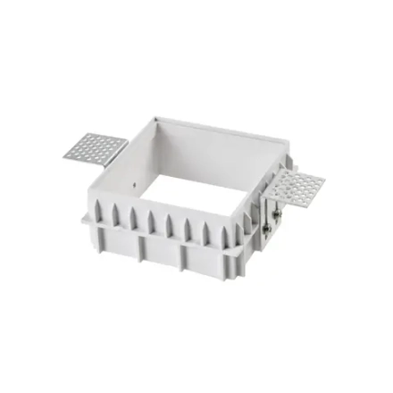 214510 Рамка скрытого монтажа DOMINO QUAD МR16 в гипсокартон/бетон под шпаклевку БЕЛЫЙ