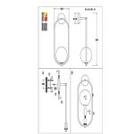 SL1118.201.01 Светильник настенный ST-Luce Золотистый/Белый E14 1*40W