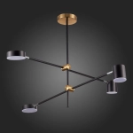 SL1604.432.04 Светильник потолочный ST-Luce Черный, Латунь/Черный LED 4*5W 3000K