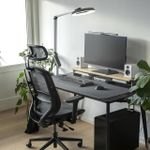 8332/15FL LEDIO темно-серый, металл/пластик Торшер LED 15W 3000/4000/6000K ССТ/диммер/LCD 220-240V GENRI