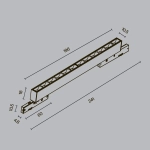 Трековый светильник Точки / Points Levity 4000К 10Вт 30°, TR193-1-10W4K-M-B. TM Maytoni