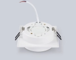 Светильник встраиваемый TN6709 WH белый IP44 GX53 max 15W 105*105*45