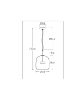 Подвесной светильник Arte Lamp PADOVA A2404SP-23AM, 1хLED