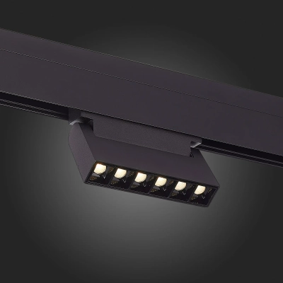 ST364.446.06 Магнитный трековый светильник Черный LED 1*6W 4000K 532Lm Ra>80 36° IP20 L120xW22xH108 48V