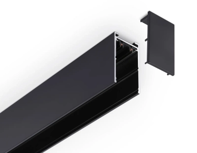 Шинопровод накладной Magnetic 220V GL1006 BK черный IP20 3000*30.6*56 (заглушки в комплекте)