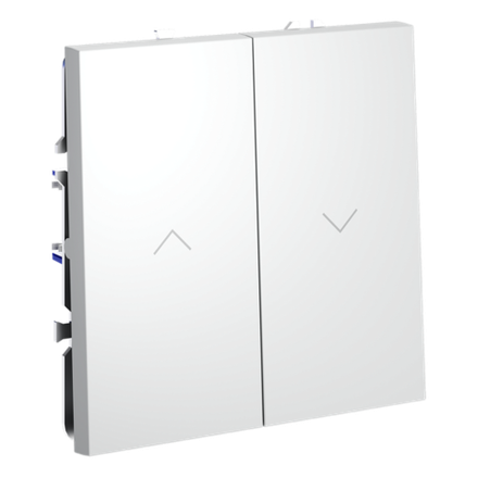 VLS020702 Выключатель встраиваемый VOLTUM S70 для жалюзи 10А, (белый матовый). (ТМ Maytoni)