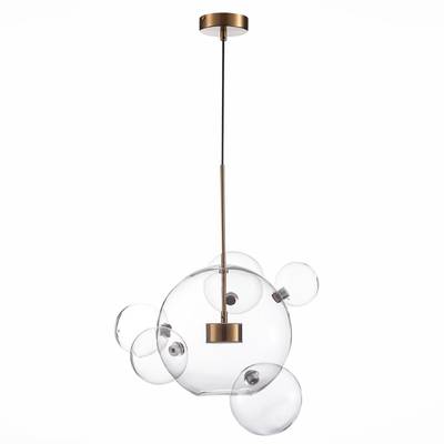 SL1133.213.01 Светильник подвесной ST-Luce Латунь/Прозрачный LED 1*14W 3000K