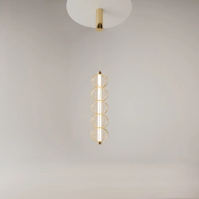 Подвесной светильник Золотая клетка / Golden Cage 3000К 17Вт, MOD216PL-L10G3K. TM Maytoni
