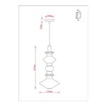 Подвесной светильник Arte Lamp FIORATO A2442SP-15PB, 1хLED
