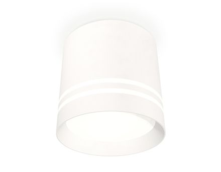 Комплект накладного светильника с акрилом XS8110007 SWH/FR белый песок/белый матовый GX53 (C8110, N8477)