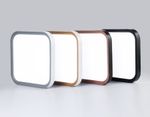 Потолочный светодиодный светильник FZ1265 BK/PGD черный/золото розовое 18W 5000K 250*250*60 (Без ПДУ)