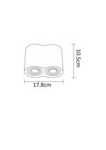 Точечный накладной светильник Arte Lamp FALCON A5645PL-2BK, 2хGU10
