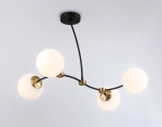 Подвесной светильник TR2544/4 BK/SB черный/бронза E27/4 max 60W 700*450*450