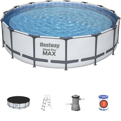 Бассейн каркасный Steel Pro Max (комплект) 457*107 см, 14970 л, Bestway 56488