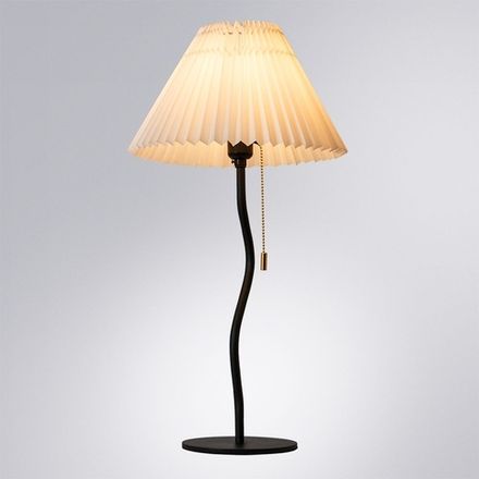 Декоративная настольная лампа Arte Lamp AGATHA A5069LT-1BK, 1хE27