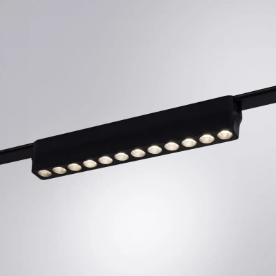 Магнитный трековый светильник Arte Lamp RAPID A6154PL-1BK, 1хLED