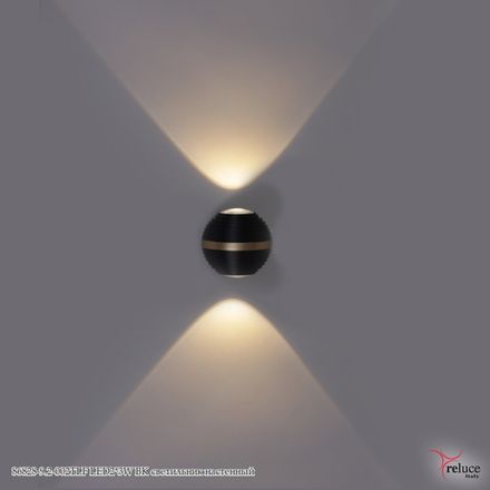 86828-9.2-002TLF LED2*3W BK светильник настенный