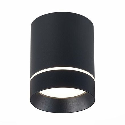 ST115.442.12 Светильник потолочный Черный LED 1*12W 4000K 840Lm Ra&gt;90 120° IP20 D79xH100 170-240V