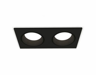 Комплект встраиваемого светильника XC6526002 SBK черный песок MR16 GU5.3 (C6526, N6111)