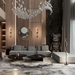 Напольный светильник (торшер) Tau 3000К 15Вт, MOD166FL-L15B3K. TM Maytoni