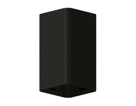 Корпус светильника накладной для насадок 70*70mm C7821 SBK черный песок 70*70*H125mm MR16 GU5.3