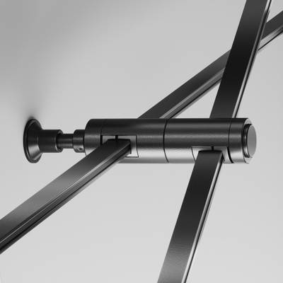 Крепление настенное Wall двойное Flarity черный, TRA155CW-D1-B. TM Maytoni