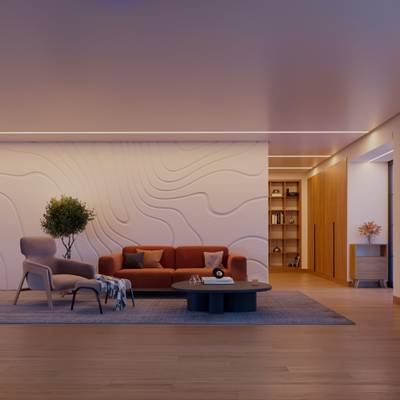 Профиль STRETCH-32-CEIL-CENTER-2000 BLACK (Arlight, Алюминий)