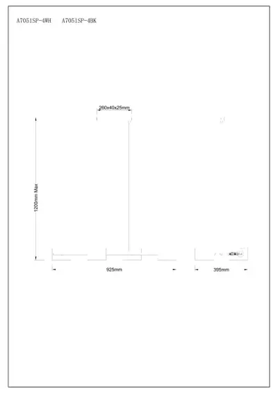Люстра на штанге Arte Lamp SEBASTIAN A7051SP-4WH, 4хE14
