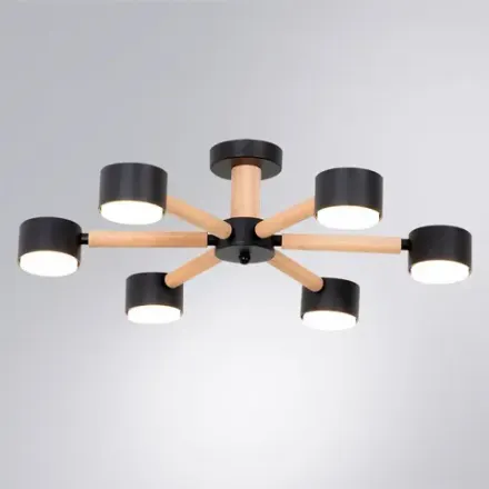 Потолочная люстра Arte Lamp TENDA A1624PL-6BK, 6хGX53