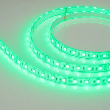 Лента герметичная RTW-PU-B60-12.5mm 24V RGB (14.4 W/m, IP68, Wire 2m, 5m) (Arlight, -)