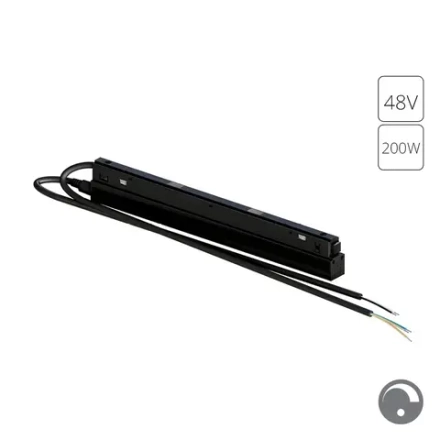 Блок питания встраиваемый в трек 48V 200W для магнитной трековой системы ARTE LAMP LINEA A482806N